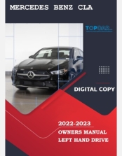 MERCEDES BENZ CLA 2022-2023 OWNERS MANUAL